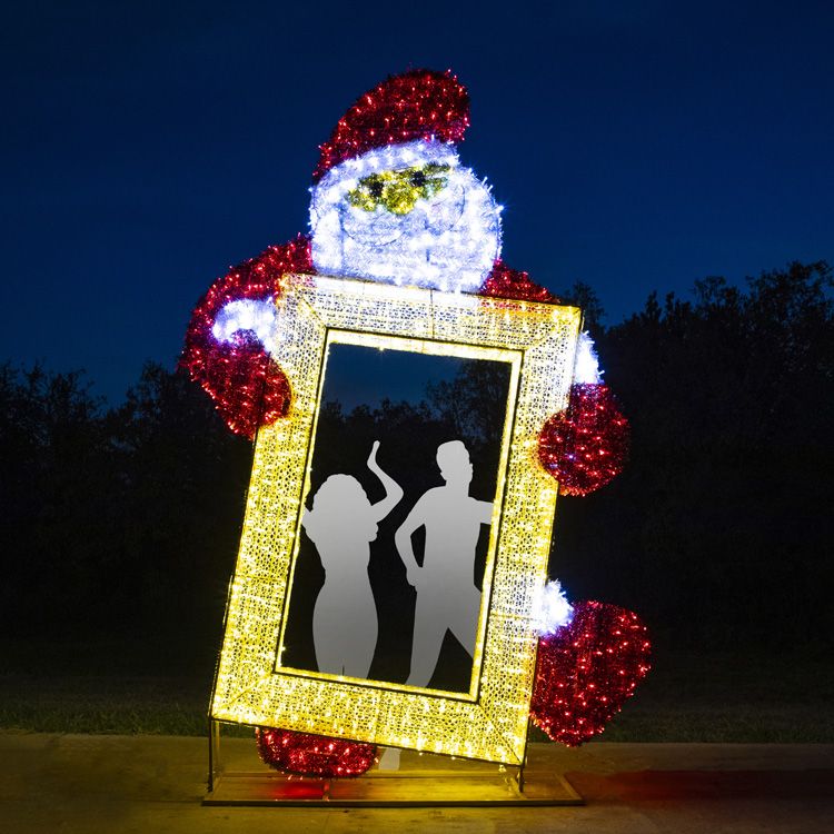 3D Santa Photo Frame