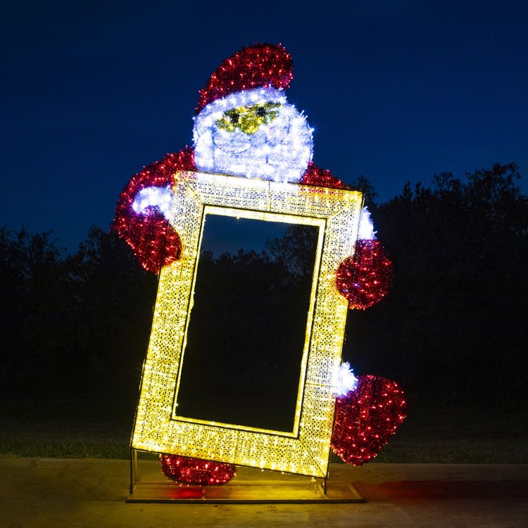 3D Santa Photo Frame