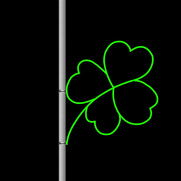 Shamrock Pole Mount