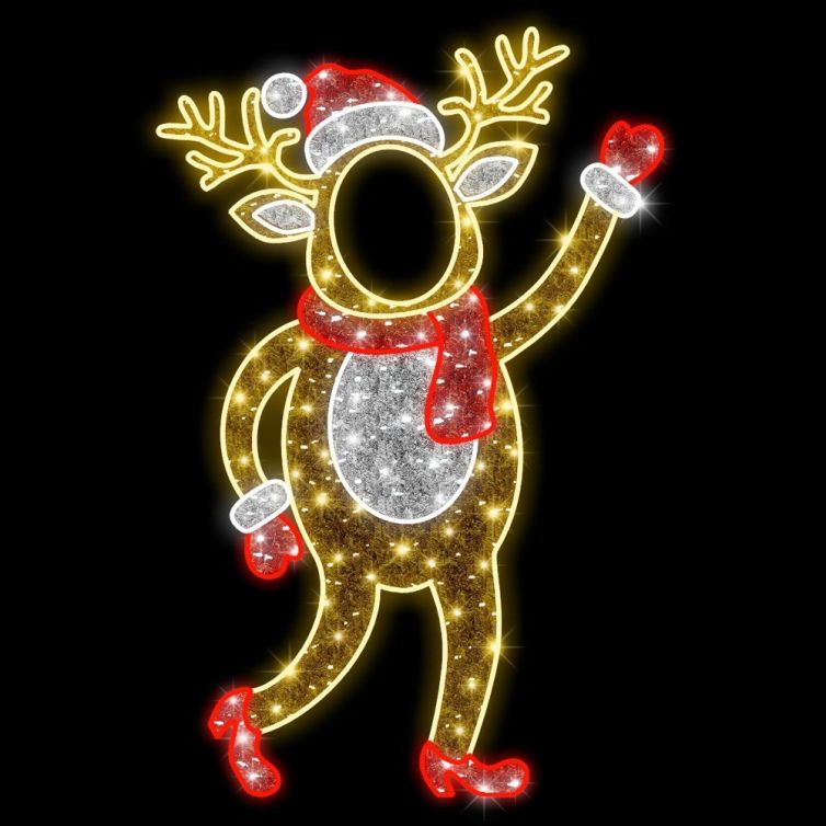 LED Mama Deer - Photo Op Display