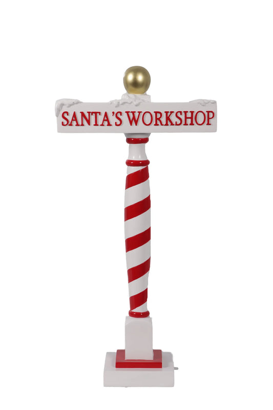 Santa's Workshop Sign