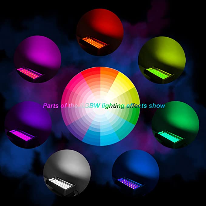 Linkable RGB Wall Washer - 36 LED Bulbs