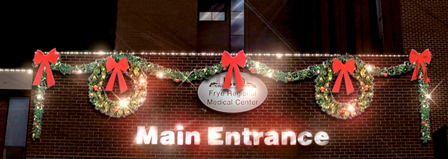 Double Wreath Swag 24’