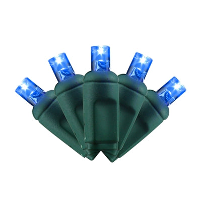 BLUE COAXIAL LED 70 LIGHT 5MM BALLED (QTY 12)
