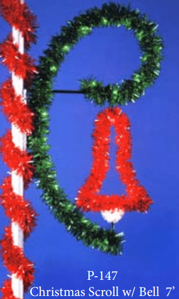 Christmas Scroll With Bell