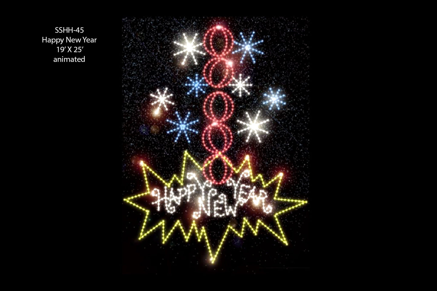 Happy New Year Display