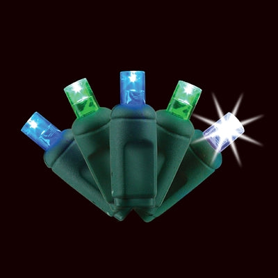 WINTERGREEN LED 50 LIGHT 5MM BALLED (QTY 12)