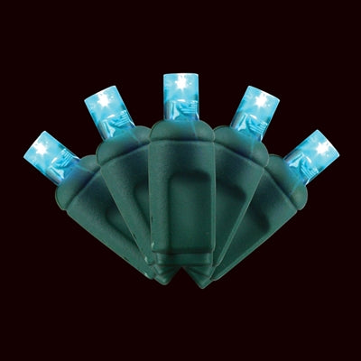 TEAL LED 50 LIGHT 5MM BALLED (QTY 12)