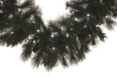 LED Mixed Noble Garland 16' x 14" - Pure White