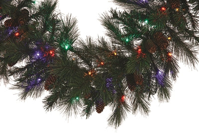 LED Mixed Noble Garland 9' x 14" - Multi