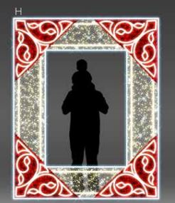 "Rennie" Nouveau Photo Op Frame