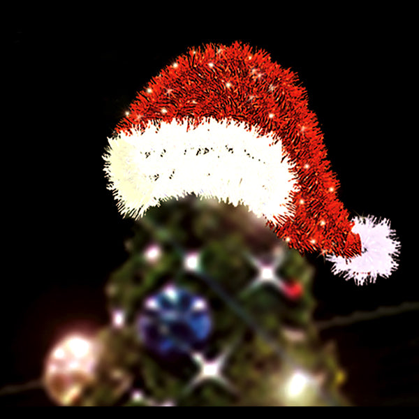 Santa Hat Tree Topper (3-D)