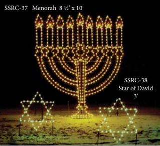 Menorah 8.5' x 10'