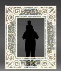 "Aubrey" Nouveau Photo Op Frame