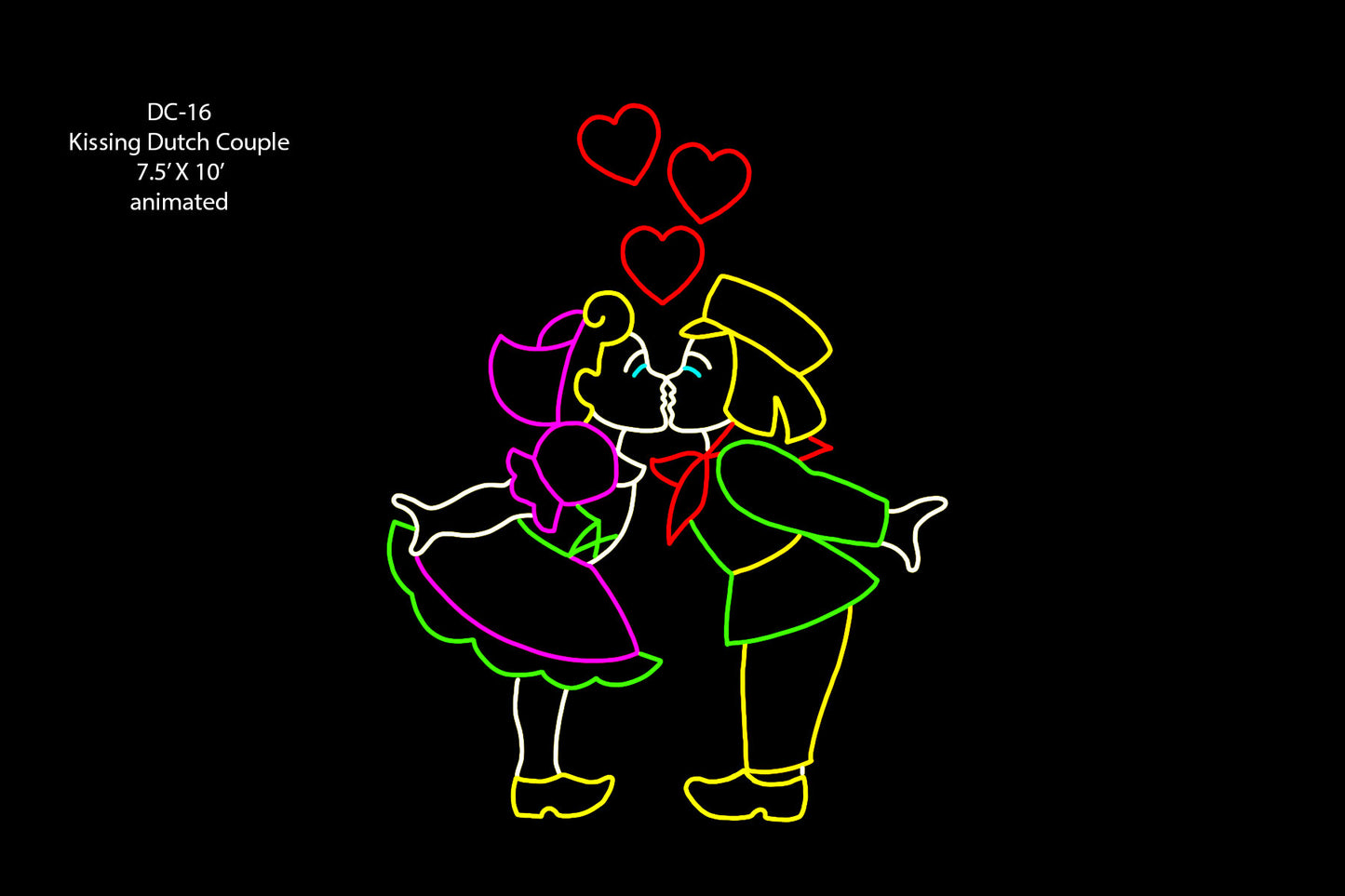 Kissing Dutch Couple