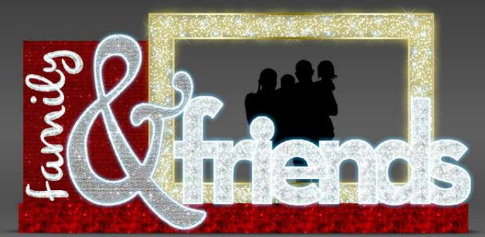 Family & Friends Picture Frame Photo Op