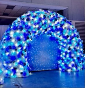 8’ Wreath Arch White