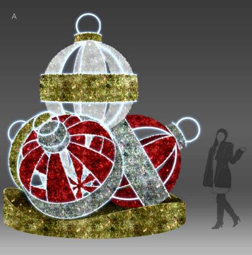 Giant Ornament Stack