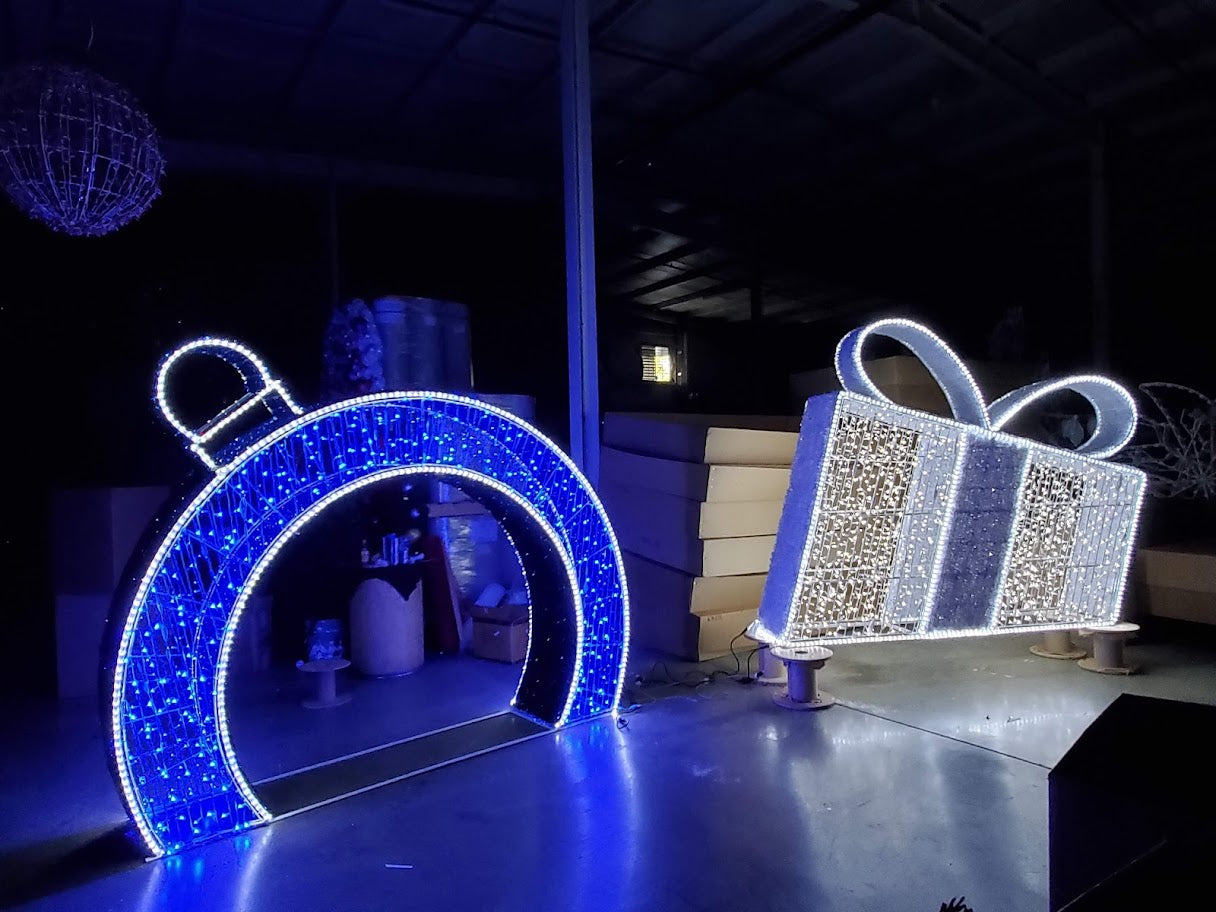 White Tilted Gift Box