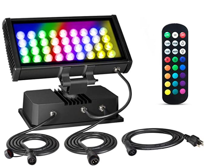 Linkable RGB Wall Washer - 36 LED Bulbs