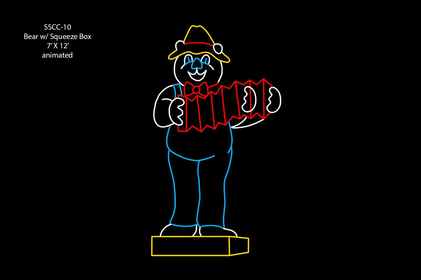 Bear With Squeeze Box