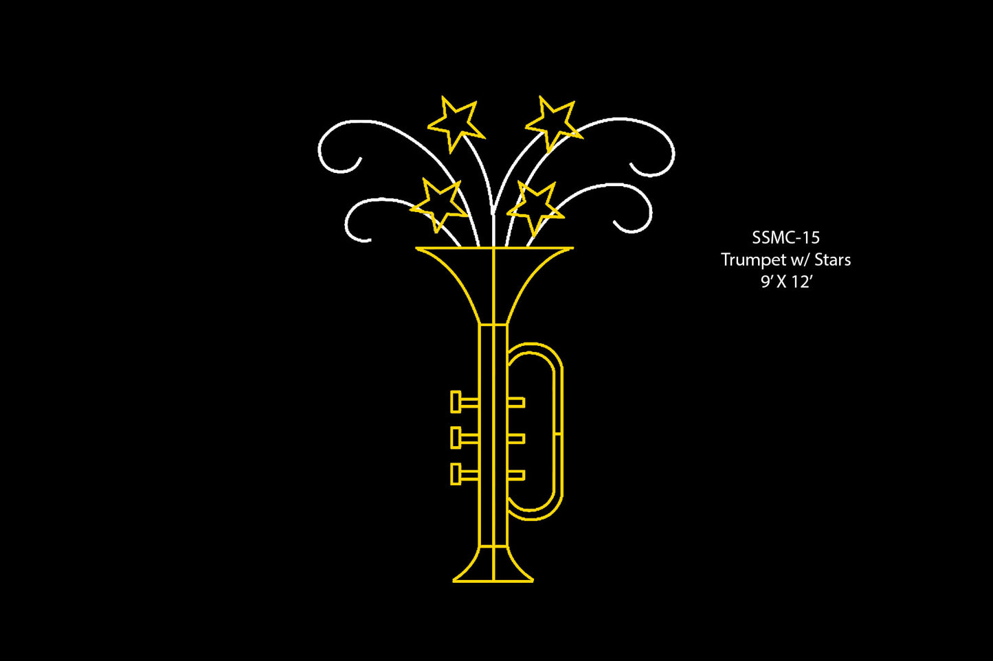 12' Trumpet With Stars