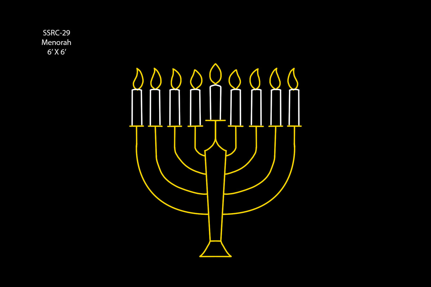 Menorah 6' x 6'