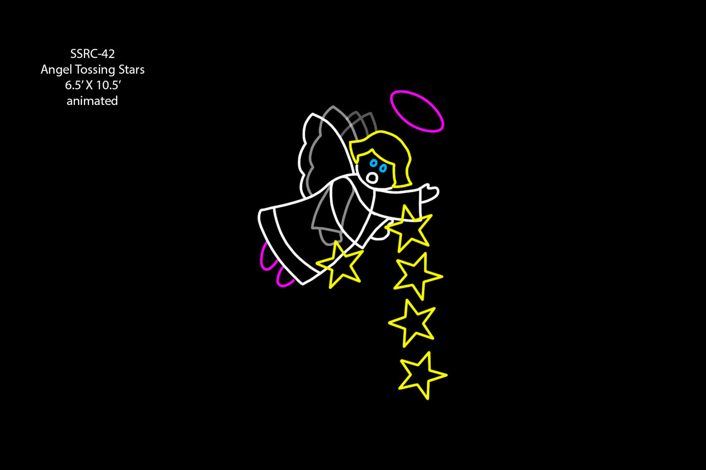Angel Tossing Stars