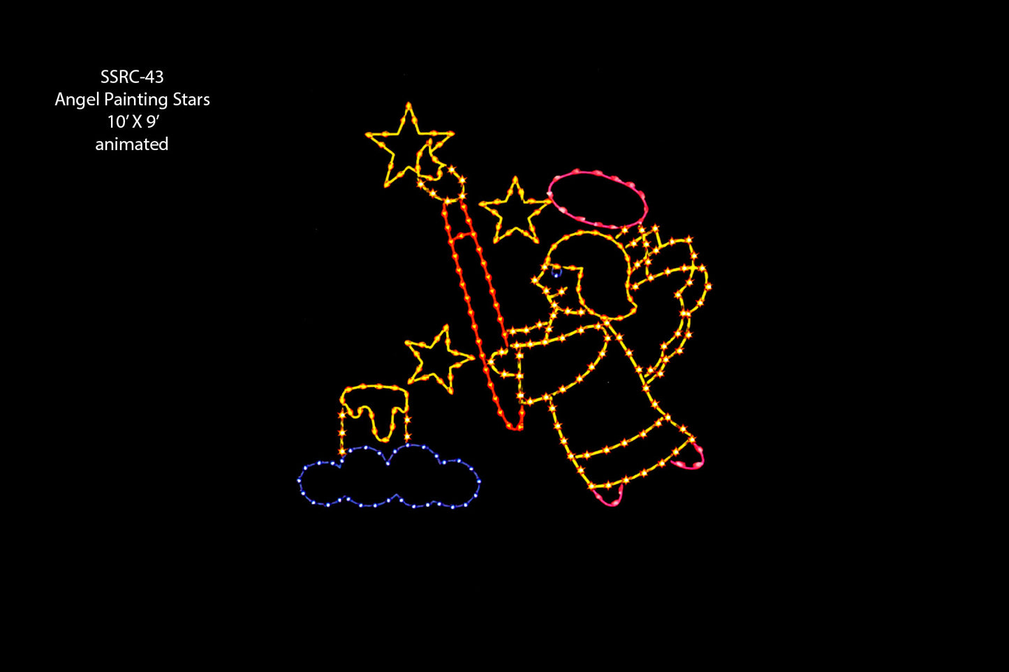 Angel Painting Stars