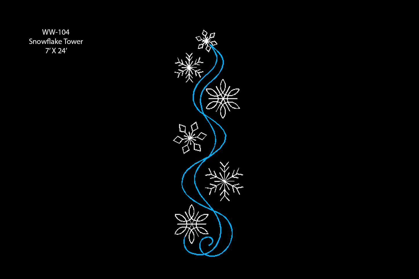24’ Snowflake Tower