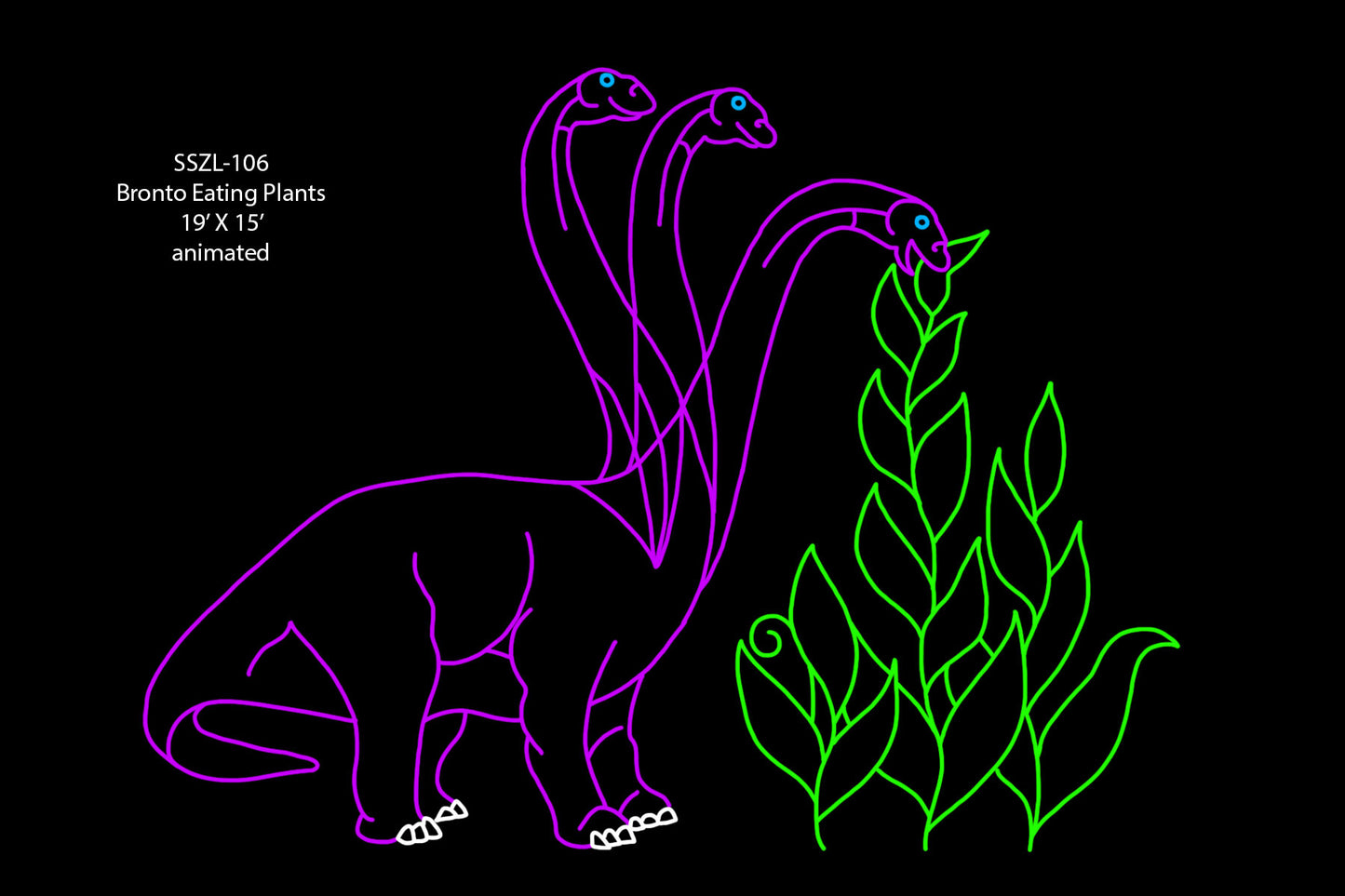 Bronto Eating Plants