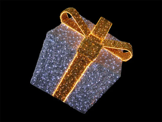 Large 6ft LED Gift Package with Bow