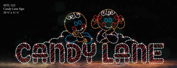 Candy Lane Sign