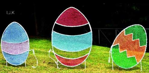 Easter Egg Self Standing Flats