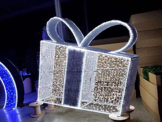 White Tilted Gift Box