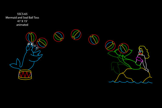 Mermaid & Seal Ball Toss