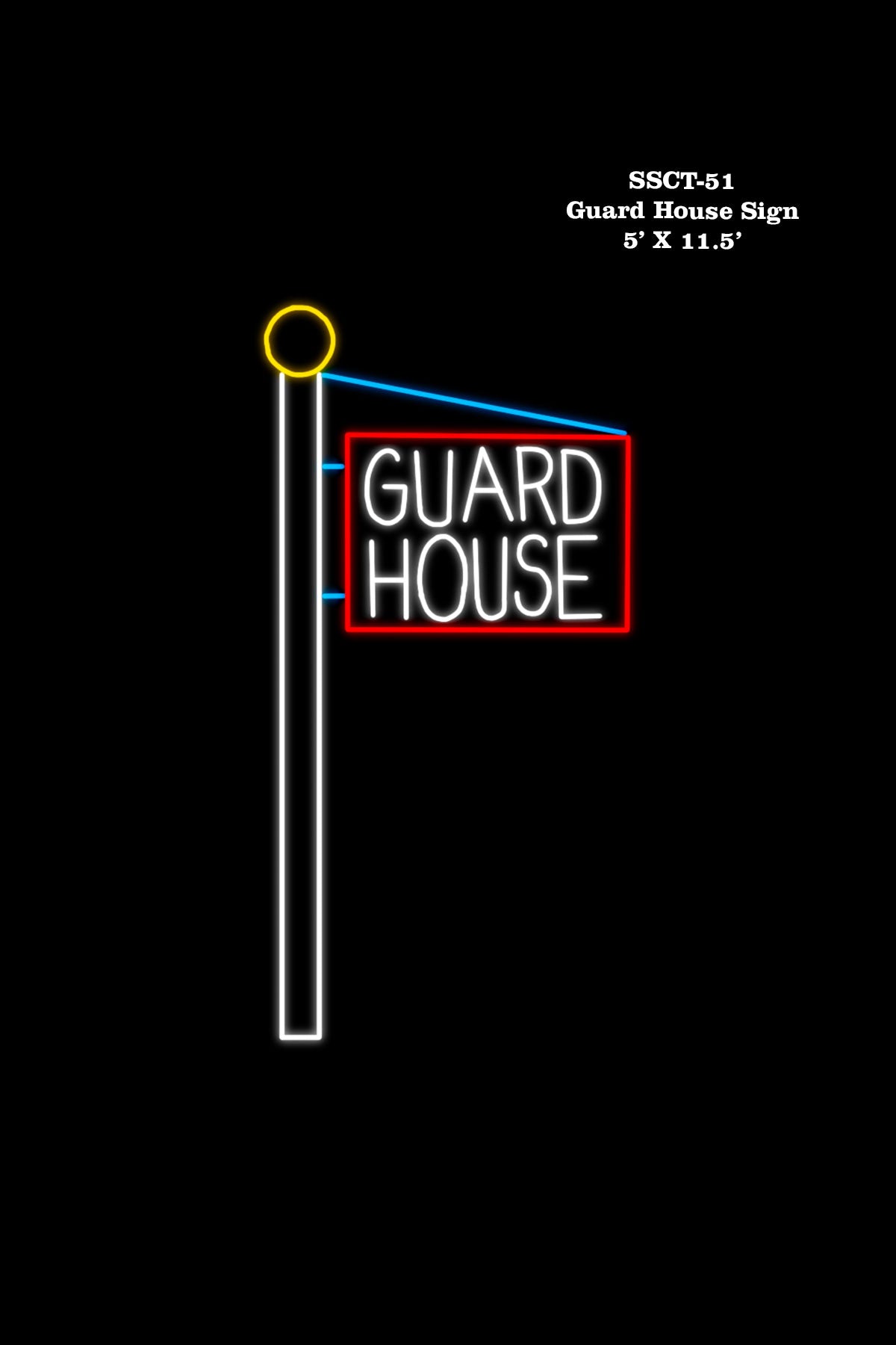 GUARD HOUSE SIGN