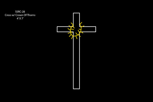 Cross With Crown Of Thorns