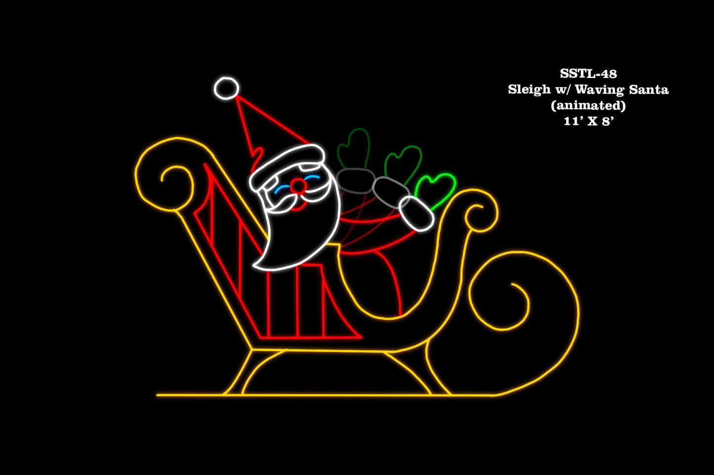Santa Sleigh (Animated)