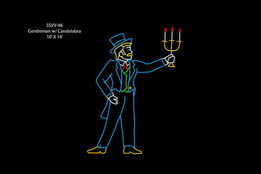 Gentleman With Candelabra