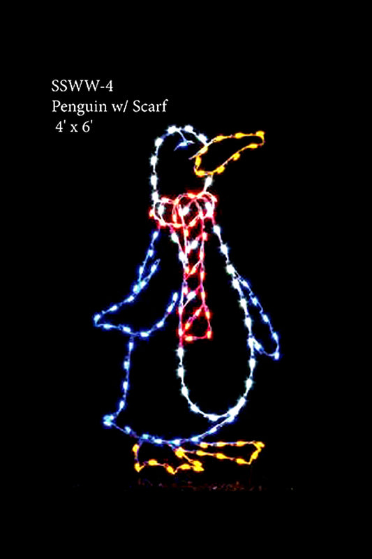 Penguin With Scarf